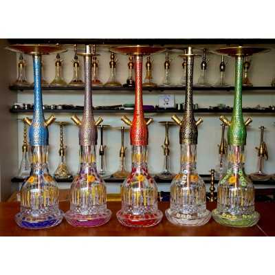 Şehzade Vidalı Pirinç Döküm Nargile Takımı - YT SHISHA