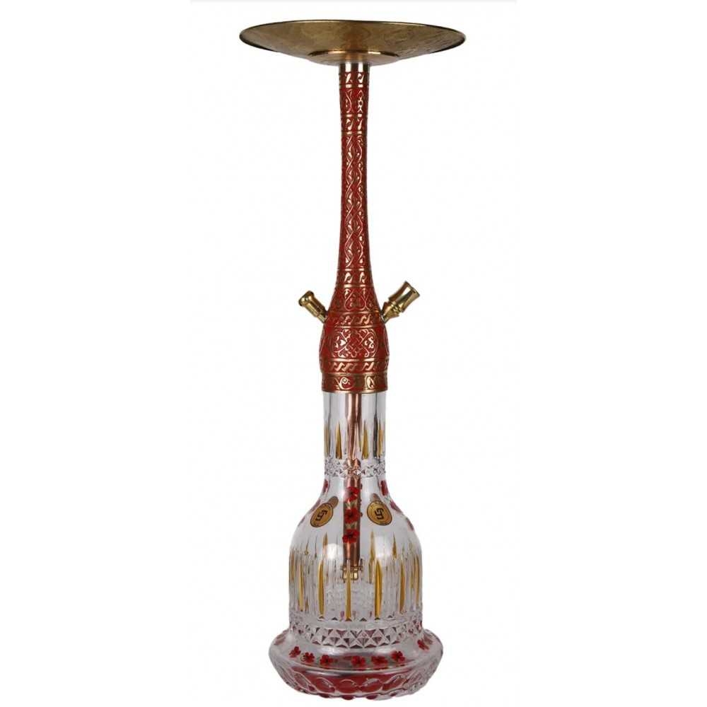 Şehzade Vidalı Pirinç Döküm Nargile Takımı - YT SHISHA