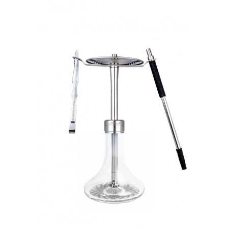 Wholesale hookah | E24 Big Boss Pro X 4 - Steel Series Silver | MR EDS Hookah Sets | YT SHISHA Fethiye