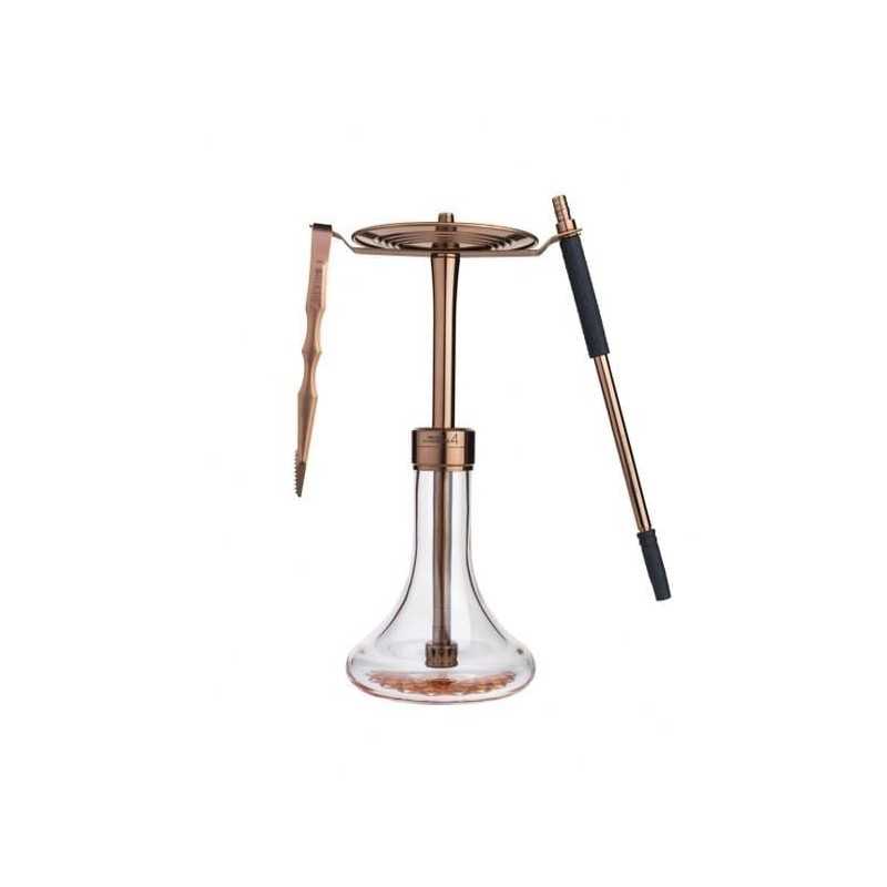 Wholesale hookah | E24 Big Boss Pro X 4 - Titanium Series Rose Gold | MR EDS Hookah Sets | YT SHISHA Fethiye