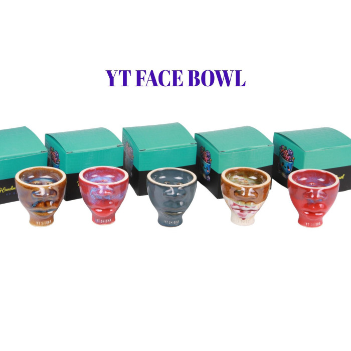 Wholesale hookah | YT FACE Bowl | Hookah Bowls | YT SHISHA Fethiye