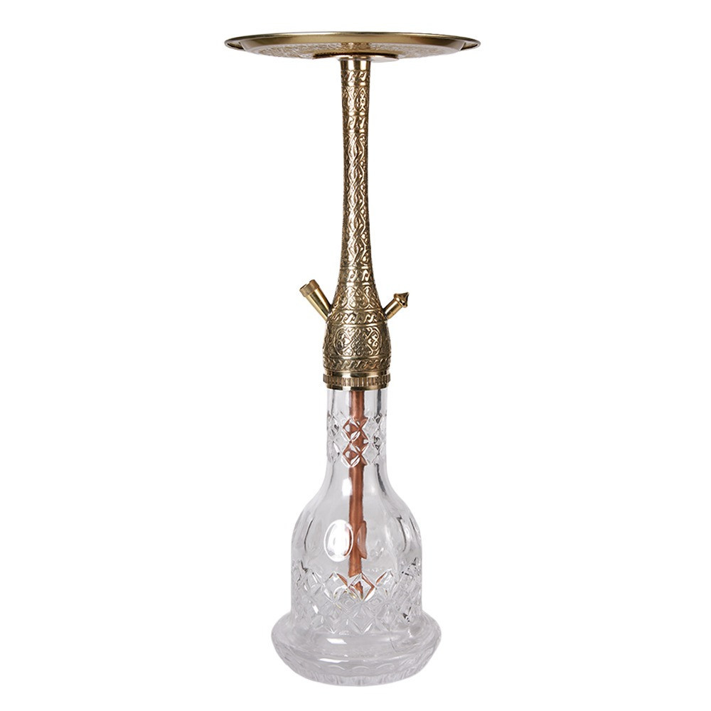 2. Kalite Vidalı 6 Pirinç Döküm Nargile - YT SHISHA