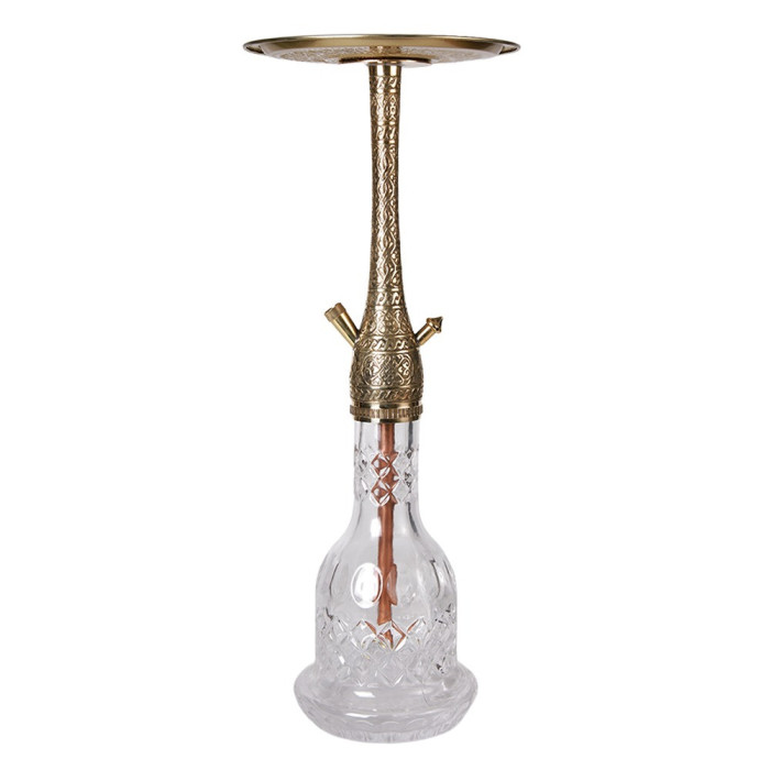 2. Kalite Vidalı 6 Pirinç Döküm Nargile - YT SHISHA