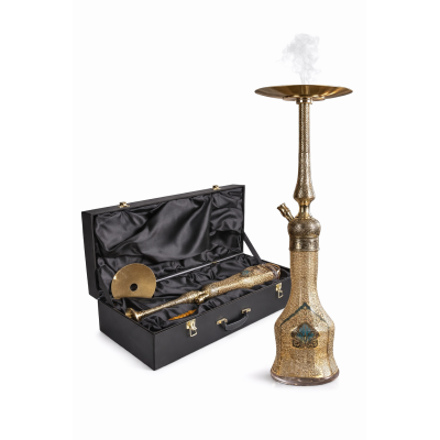 Döküm Nargile Klasik 67 Tam Altın Kaplama - YT SHISHA