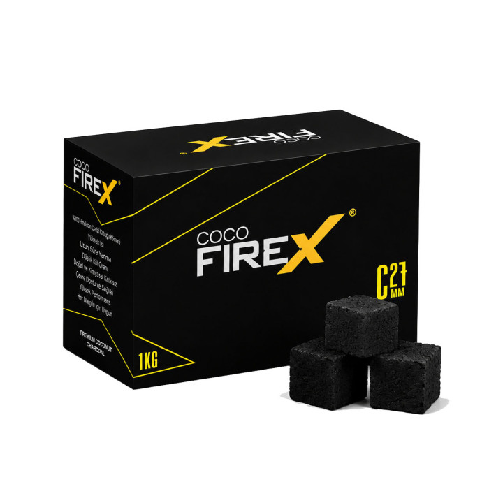 Nargile Kömürü Coco Firex 27 mm - YT SHISHA