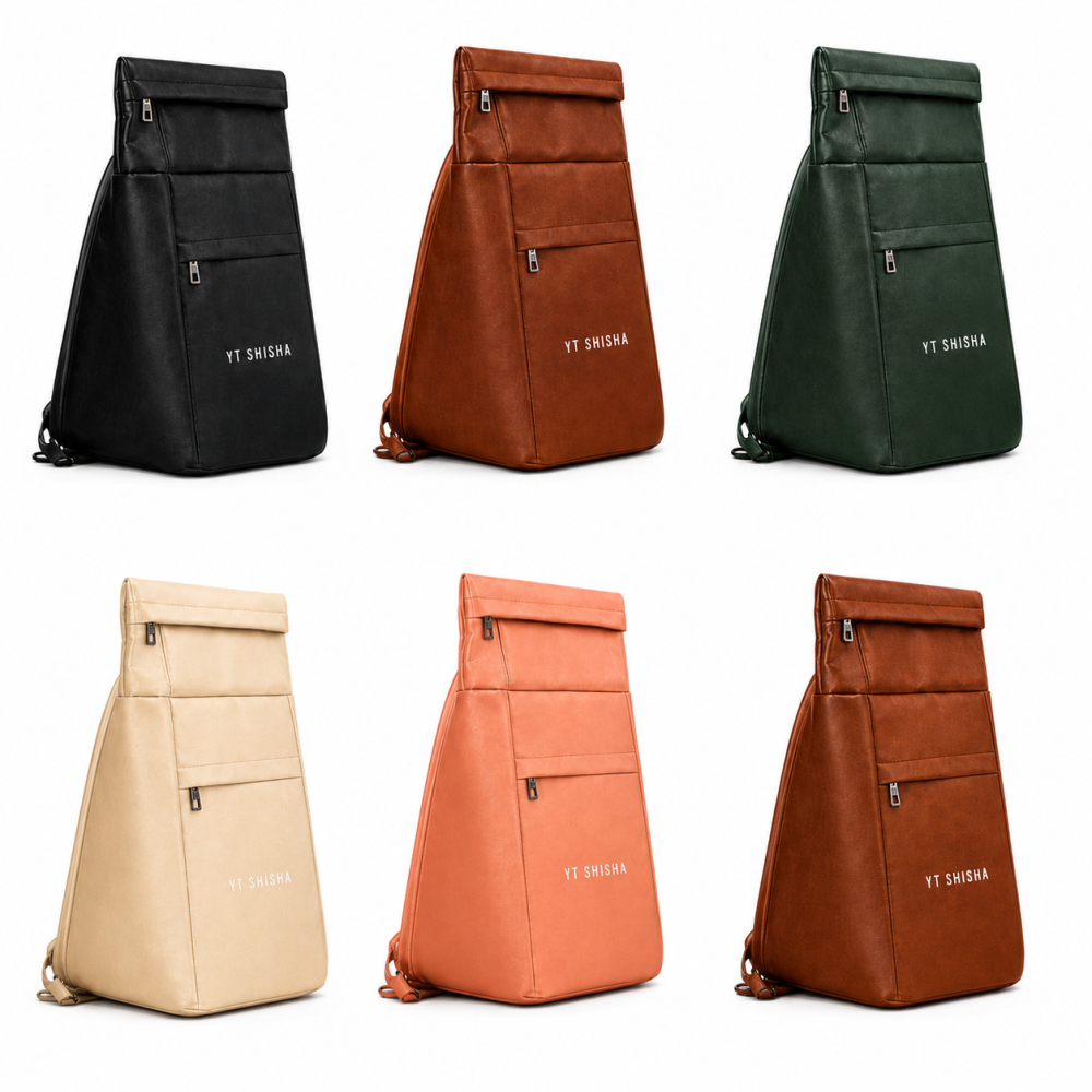 YT Modern Hookah Bag | Faux Leather Carrying Bag