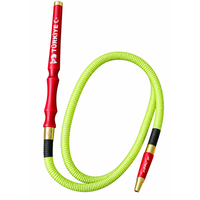 Atatürk Kocatepe Türkiye Hookah Hose – Red & Green