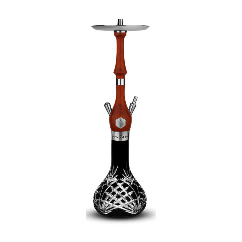 Premium MR.WOOD AFRODIT BLACK Hookah by YT SHISHA