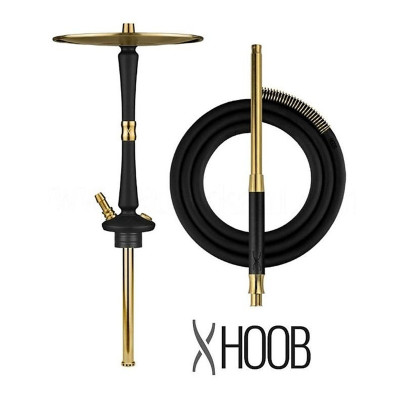 X HOOB GO ON BLACK/GOLD Nargile | YT SHISHA