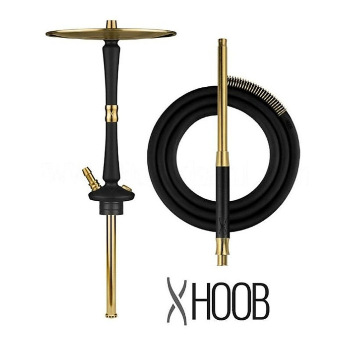 X HOOB GO ON BLACK/GOLD Nargile | YT SHISHA