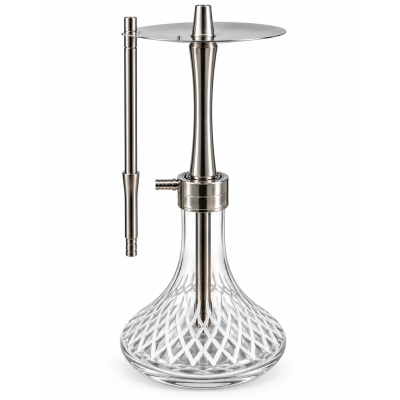 Ballı 2 Blue Cutting Stainless Steel Hookah | YT SHISHA