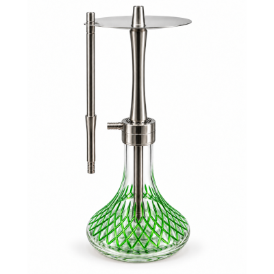 Ballı 2 Blue Cutting Stainless Steel Hookah | YT SHISHA