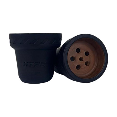 LL 274 HYPE BARREL BLACK HOOKAH BOWL | YT SHISHA