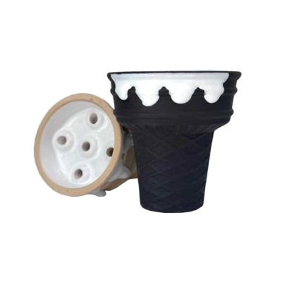 LL 251-8 WHITE CONE HOOKAH BOWL | YT SHISHA