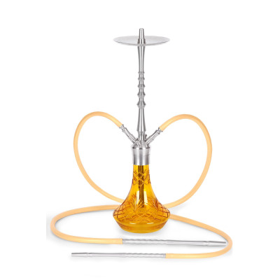 Babil Mod 30 Steel Prestige Cut Base Two Hoses | YT SHISHA