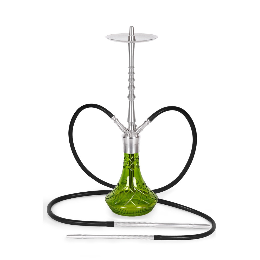Babil Mod 30 Steel Prestige Cut Base Two Hoses | YT SHISHA