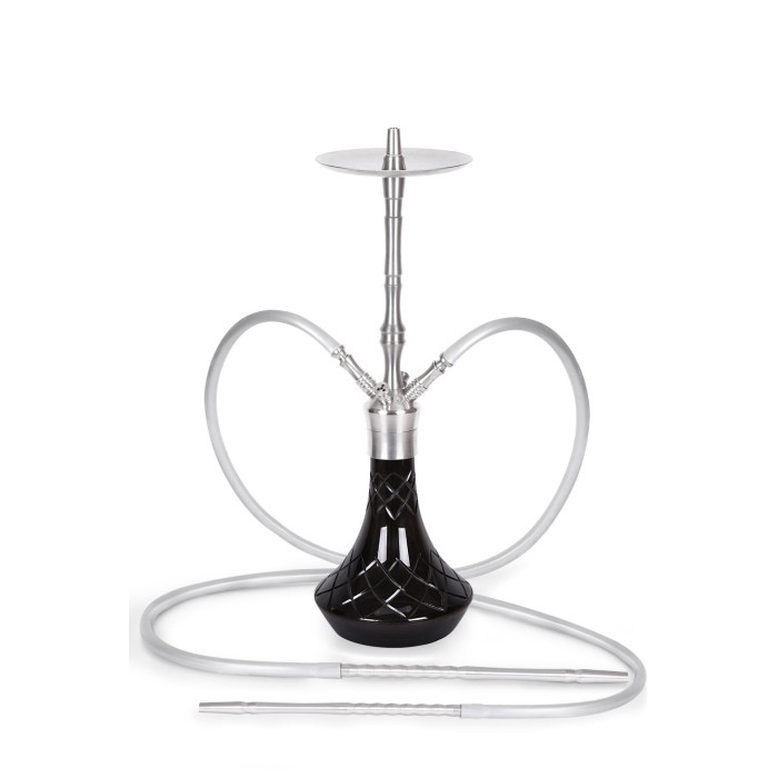 Babil Mod 29 Steel Prestige Cut Base Two Hoses | YT SHISHA