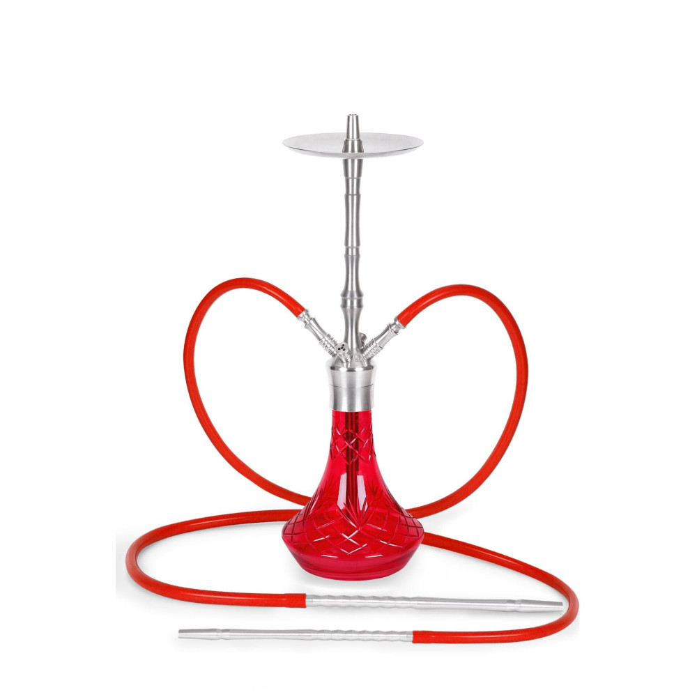 Babil Mod 29 Steel Prestige Cut Base Two Hoses | YT SHISHA