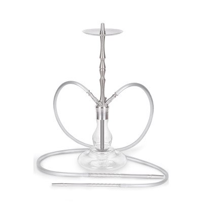 Babil Mod 22 Steel Kayi Cut Glass Two Hoses | YT SHISHA